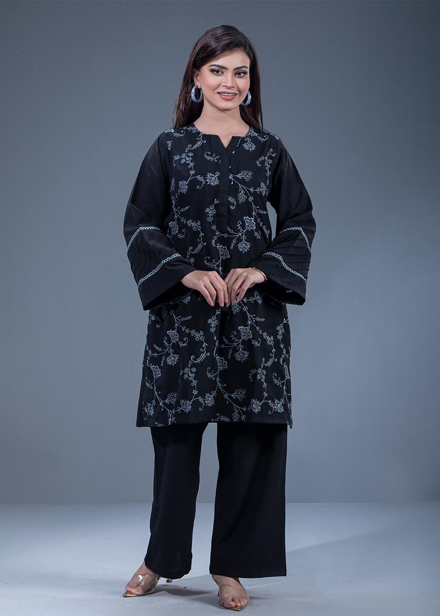 Embroidered Ladies Two Piece