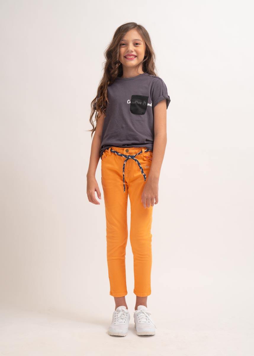 Kids Orange Pant